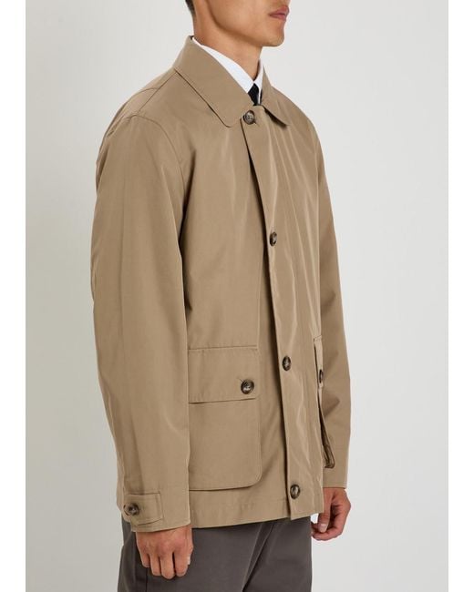 Gant Natural Cotton-Blend Barn Jacket for men