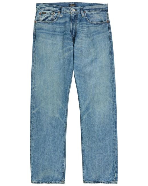 Polo Ralph Lauren Blue Hampton Slim Straight-Leg Jeans for men