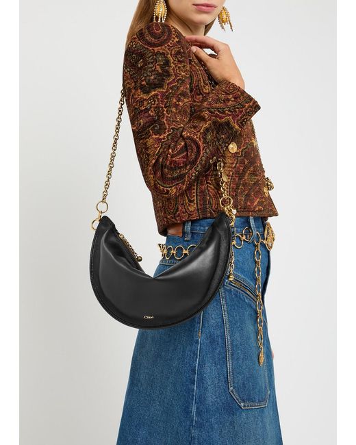 Chloé Black Icons Leather Shoulder Bag