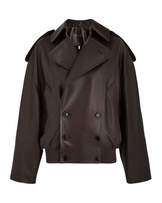 【関税・送料込み】LOEWE Black double-breasted jacket Loewe Blazer with wrap closure | Women's Clothing | Vitkac