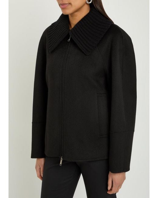 Joseph Black Cooksey Wool And Cashmere-Blend Jacket