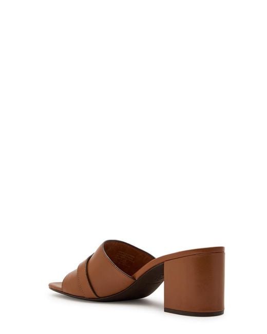 Tory Burch Brown Leelee 65 Leather Mules