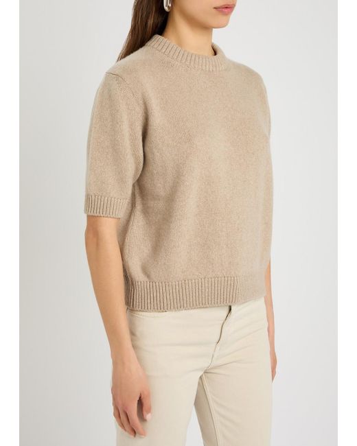 Khaite Natural Davin Cashmere Jumper