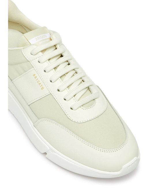 Axel Arigato White Genesis Vintage Runner Panelled Sneakers for men