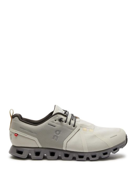 On Shoes Gray Cloud 5 Panelled Mesh Sneakers