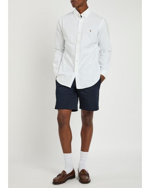 Polo Ralph Lauren White Oxford Cotton Shirt for men
