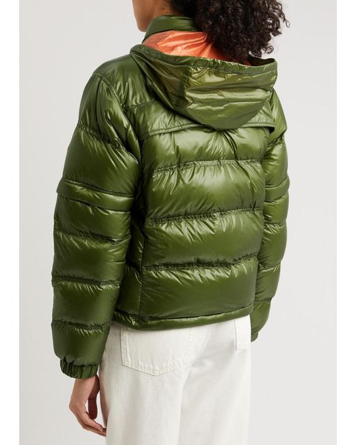 Moncler Green Mauduit Quilted Shell Jacket