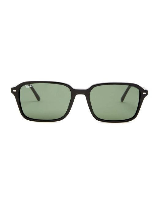 Ray-Ban Green Raimond Rectangle-Frame Sunglasses for men