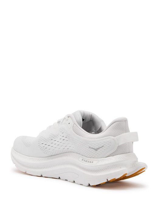Hoka One One White Kawana 2 Mesh-Knit Sneakers for men