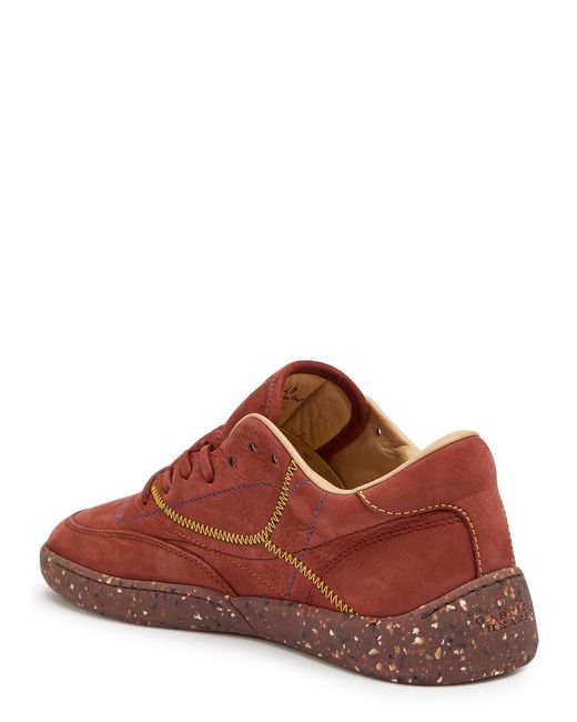 Gabriela Hearst Red Ohio Speckled Nubuck Sneakers