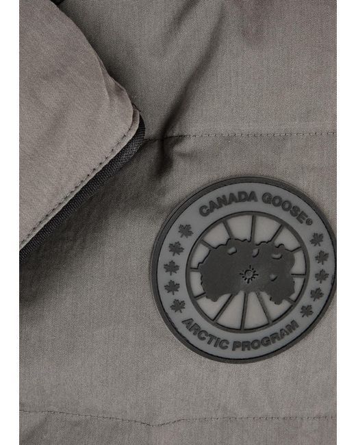 Canada Goose Carson Quilted Cotton-blend Parka in Gray for Men | Lyst