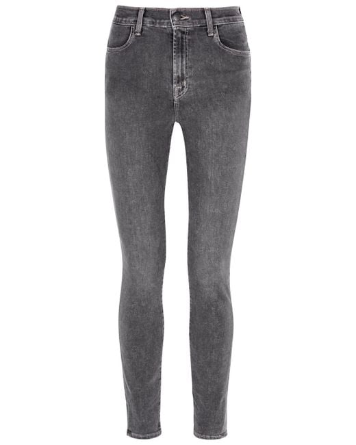 Sell J Brand Ripped Skinny Jeans - Grey