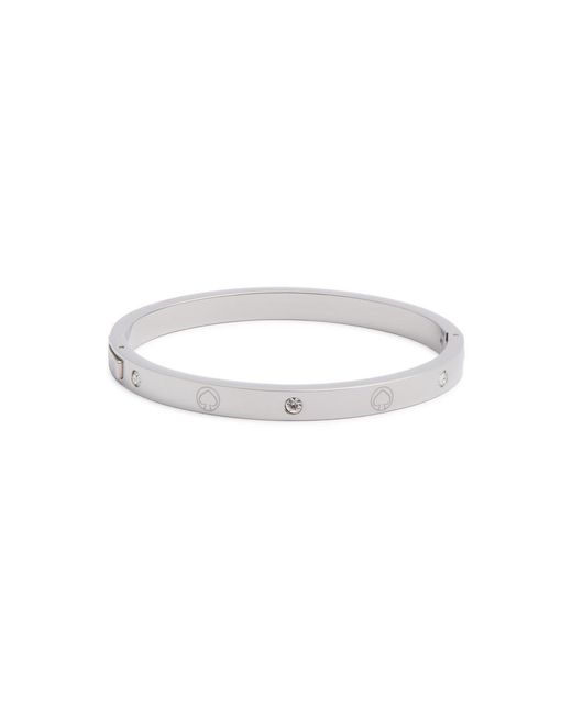 Kate Spade White Infinite Crystal-embellished Bracelet