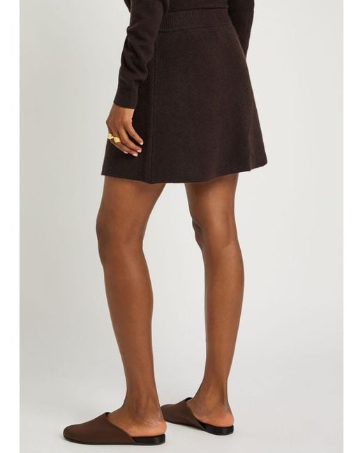 Lisa Yang Black Clare Cashmere Mini Skirt