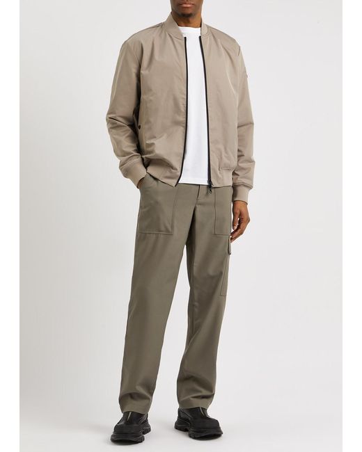 Helmut Lang Gray Military Twill Trousers for men