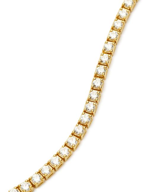 Missoma White Classic Tennis 18Kt-Plated Necklace