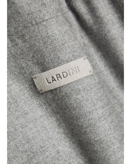 Lardini Gray Stretch-Wool Jacket for men
