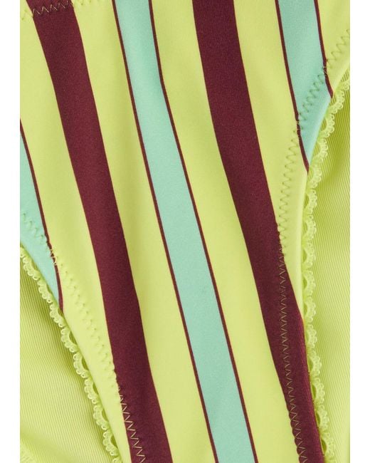 Damson Madder Yellow Striped Bikini Briefs