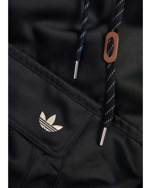 Wales Bonner Black Adidas X Hooded Satin Jacket