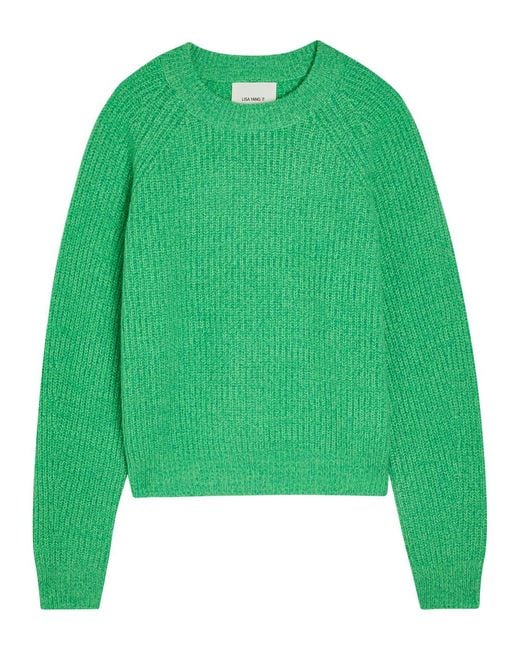 Lisa Yang Green Miki Cashmere Jumper