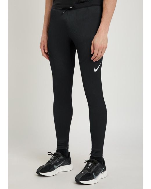 Nike Black Aeroswift Dri-Fit Adv Running Tights for men