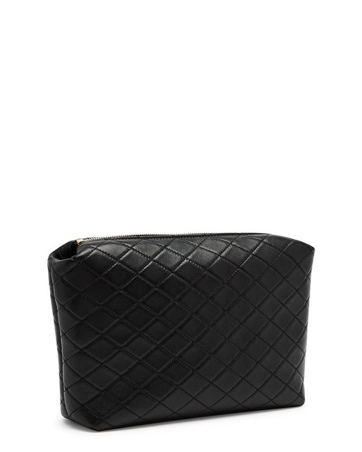 Saint Laurent Black Gaby Quilted Leather Pouch