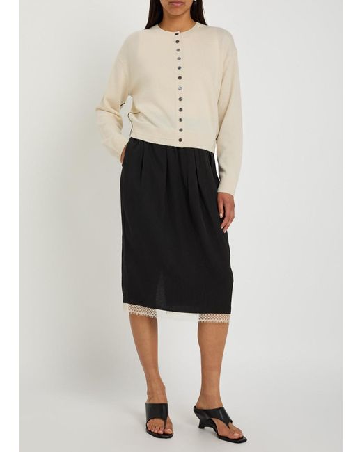 Maria McManus Natural Cashmere-Blend Cardigan
