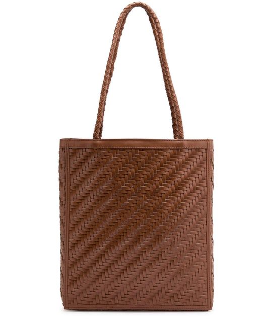 Bembien Brown Le Tote Woven Leather Tote
