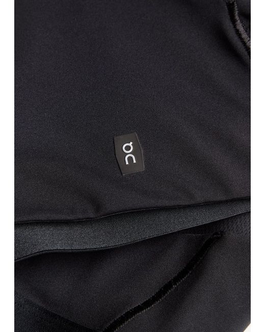 On Shoes Black Studio Stretch-Jersey Bra Top