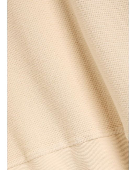 YMC Natural Almost Grown Waffle-Knit Cotton Sweatshirt for men