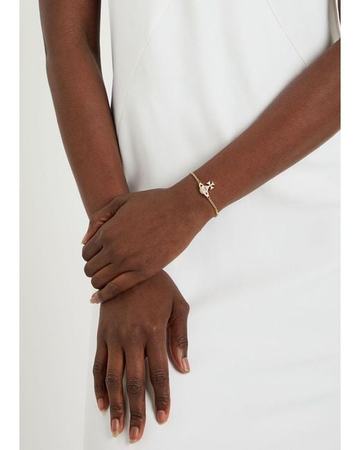 Vivienne Westwood Metallic Mila Orb Pavé Bracelet