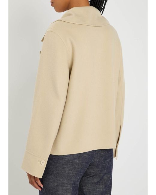 Joseph Natural Rollet Wool And Cashmere-Blend Trench Coat