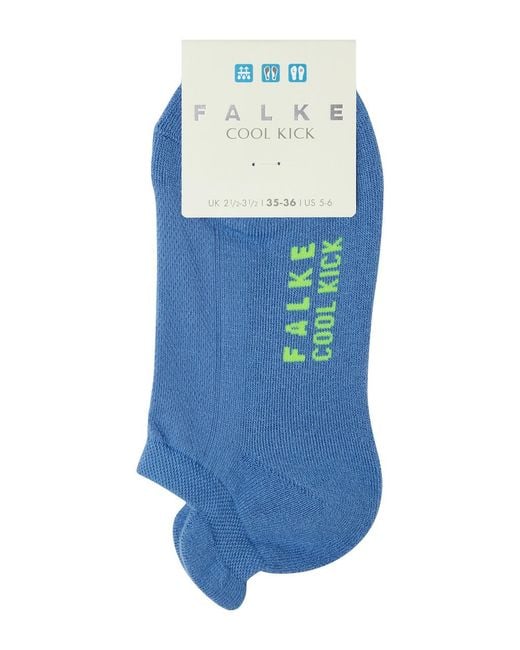 Falke Blue Cool Kick Jersey Trainer Socks
