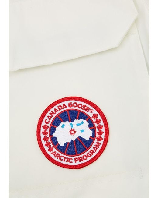Canada Goose White Expedition Hooded Arctic-Tech Parka, Parka, Coat