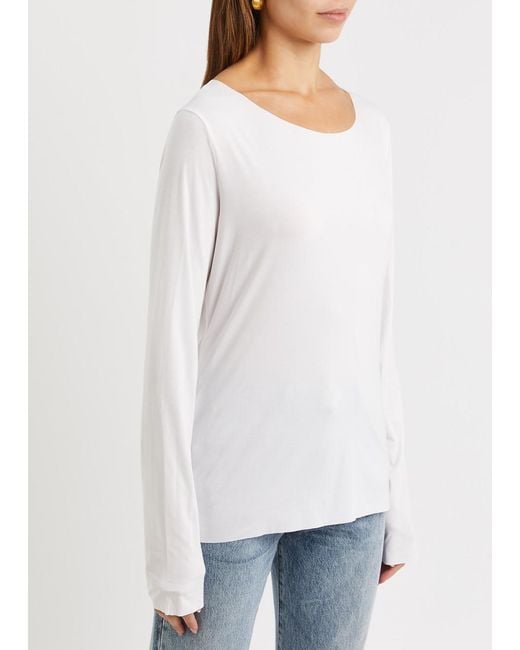 Wolford White Aurora Pure Stretch-jersey Top