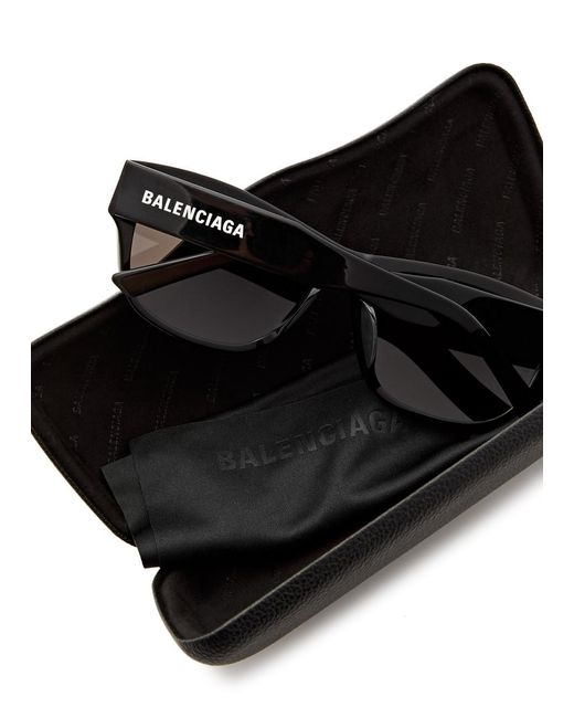 Balenciaga Brown Rectangle-frame Sunglasses , Designer-engraved Lenses, Designer-stamped Arms, 100% Uv Protection for men