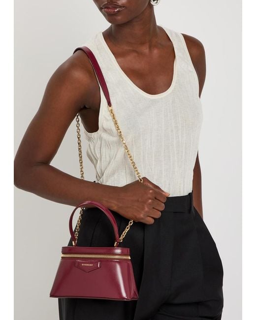 Givenchy Purple Antigona Leather Vanity Bag