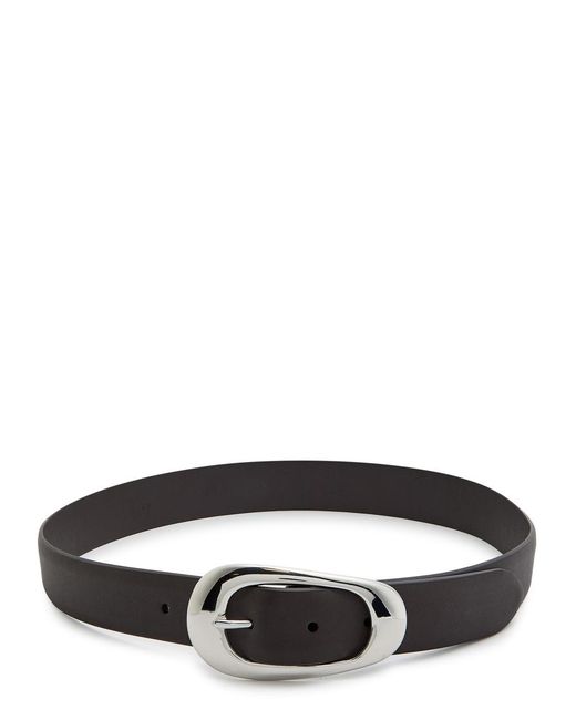 Andersons Black Leather Belt