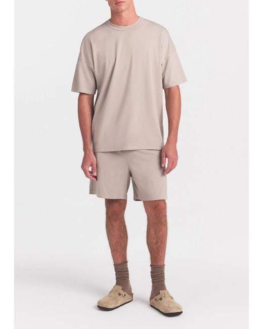 Skims White Relaxed Cotton T-Shirt for men
