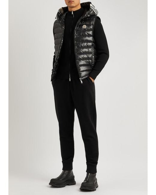 Moncler Black Clai Quilted Shell Gilet for men