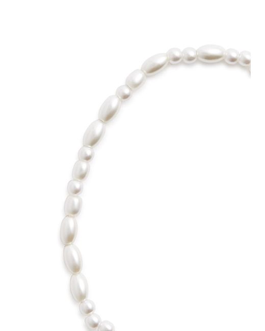 COACH White Rexy Glass Bracelet