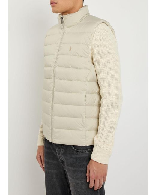 Polo Ralph Lauren Natural Colden Padded Shell Gilet for men