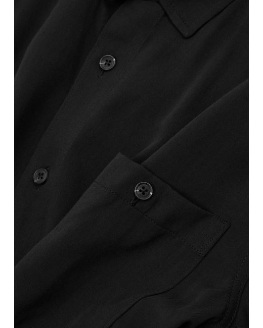 PAIGE Black Wardin Woven Shirt for men