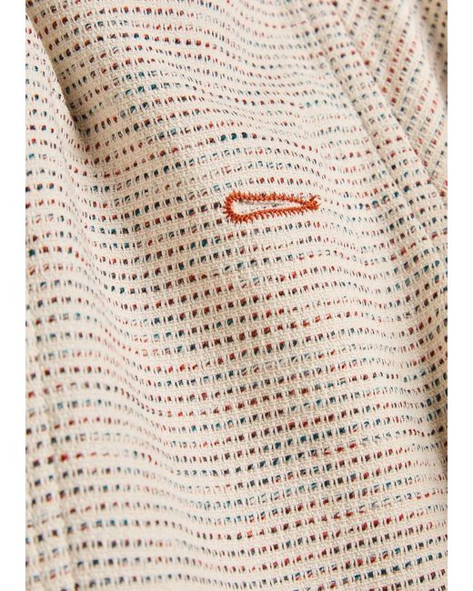 Paul Smith Natural Woven Cotton-Blend Overshirt for men