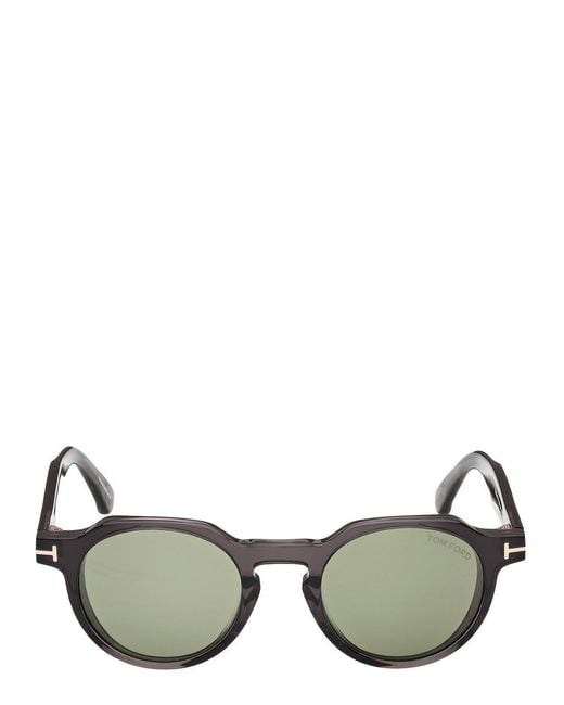 Tom Ford Metallic Thomas Round-Frame Sunglasses for men