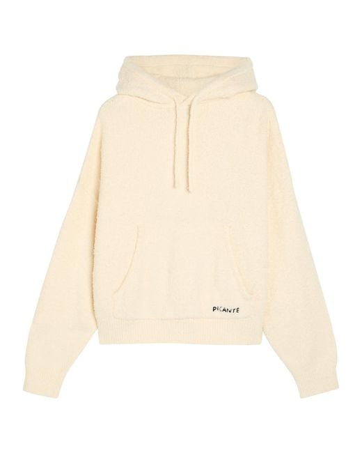 Picante Natural Shaggy Textured Cotton-Blend Sweatshirt for men
