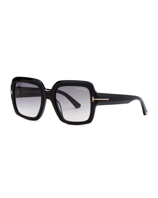 Tom Ford Black Kaya Square-frame Sunglasses