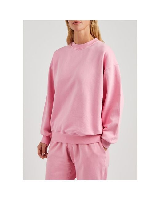 COLORFUL STANDARD Pink Cotton Sweatshirt