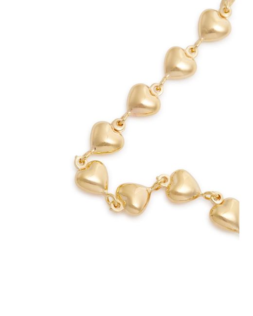 Daisy London Metallic Heart 18kt -plated Bracelet