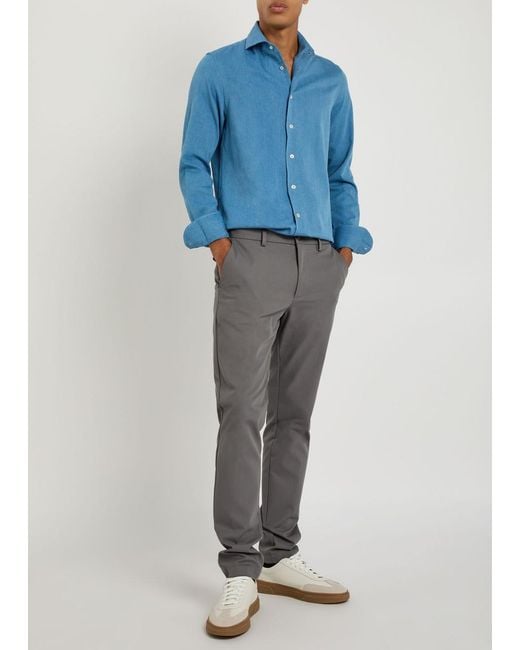 Aurélien Blue Chambray Shirt for men